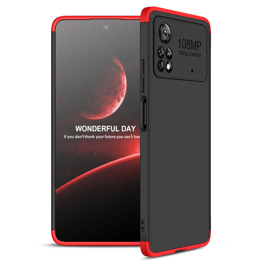 Xiaomi%20Uyumlu%20%20Poco%20X4%20Pro%205G%20Kılıf%20Zore%20Ays%20Kapak-Siyah-kırmızı