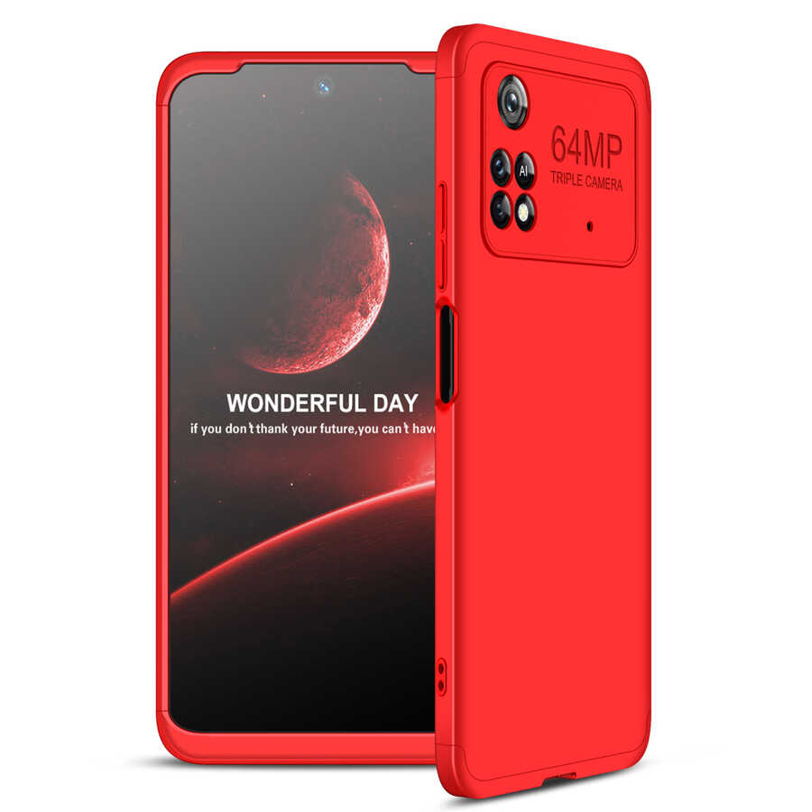 Xiaomi%20Uyumlu%20%20Poco%20M4%20Pro%204G%20Kılıf%20Zore%20Ays%20Kapak-Kırmızı