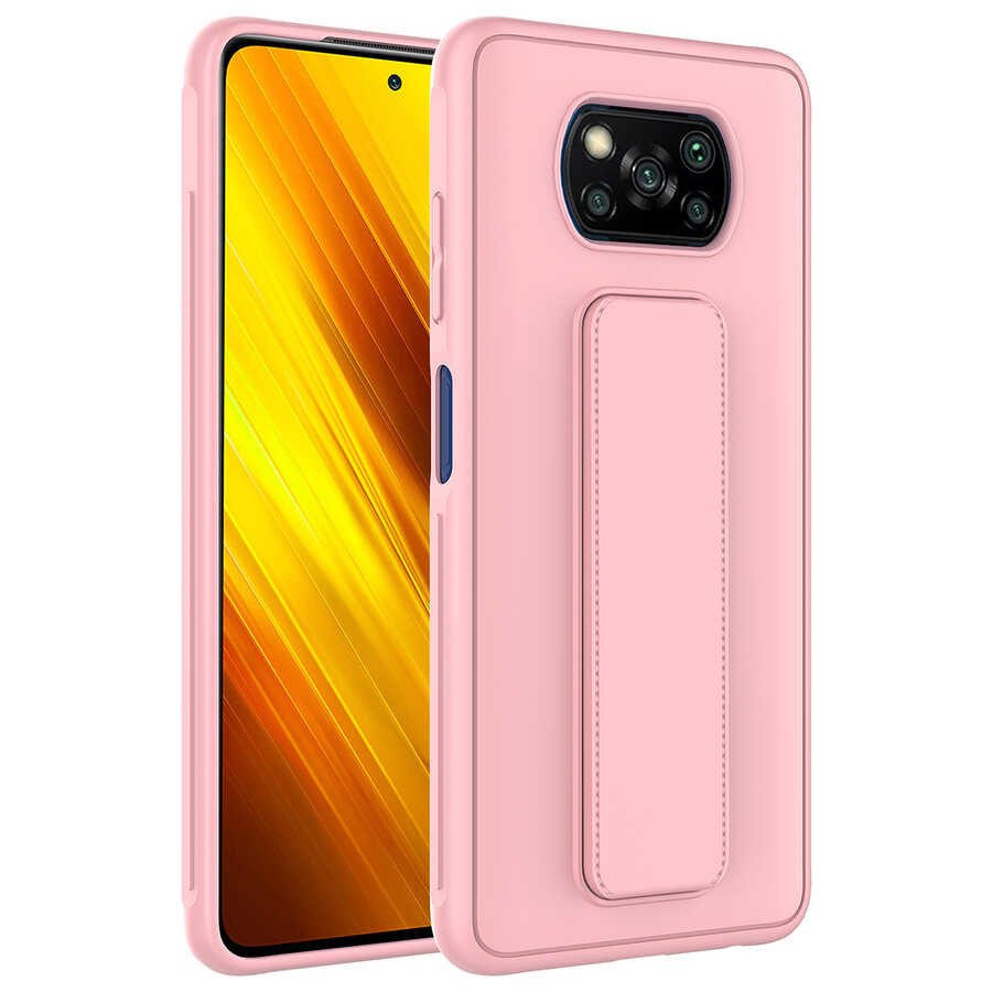 Xiaomi%20Uyumlu%20%20Poco%20X3%20Kılıf%20Zore%20Qstand%20Kapak