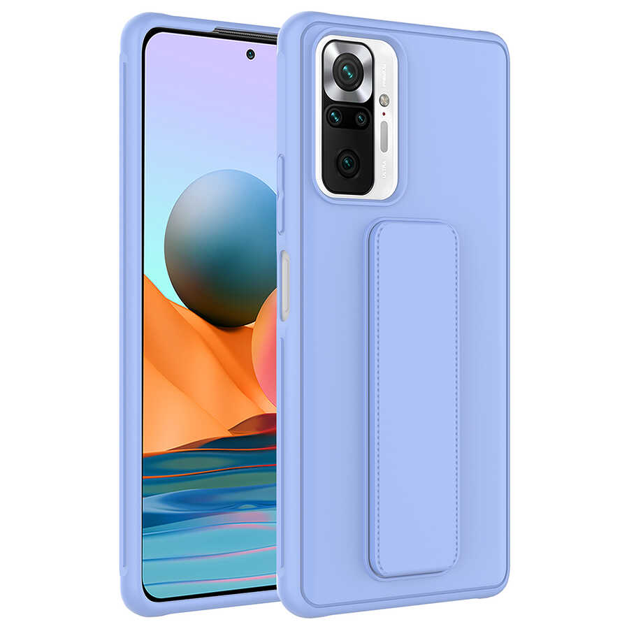 Xiaomi%20Uyumlu%20%20Redmi%20Note%2010%20Pro%20Kılıf%20Zore%20Qstand%20Kapak-Lila