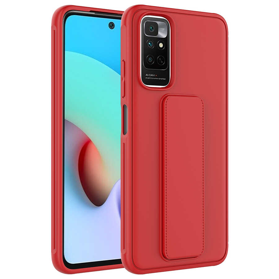 Xiaomi%20Uyumlu%20%20Redmi%20Note%2011%20Pro%205G%20Kılıf%20Zore%20Qstand%20Kapak-Kırmızı