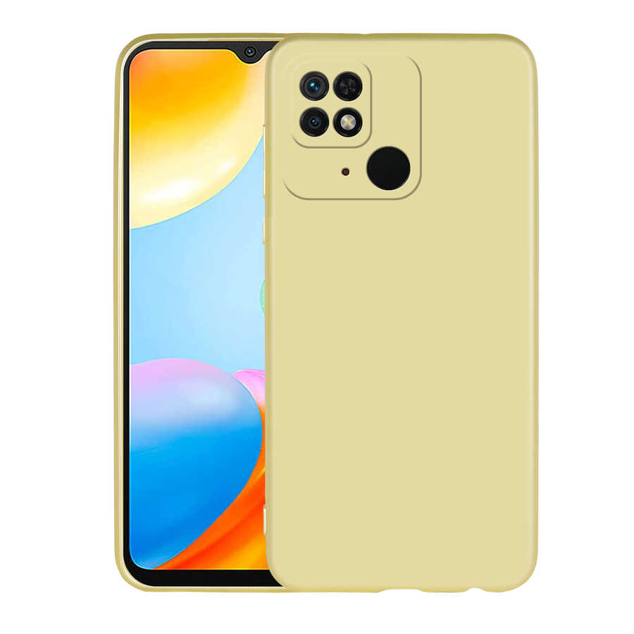 Xiaomi%20Uyumlu%20%20Redmi%2010C%20Kılıf%20Zore%20Premier%20Silikon%20Kapak-Gold