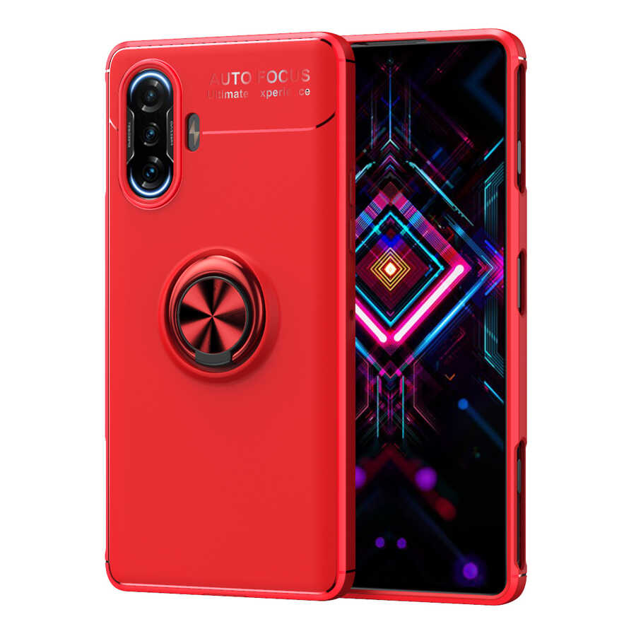 Xiaomi%20Uyumlu%20%20Redmi%20K40%20Gaming%20Kılıf%20Zore%20Ravel%20Silikon%20Kapak-Kırmızı