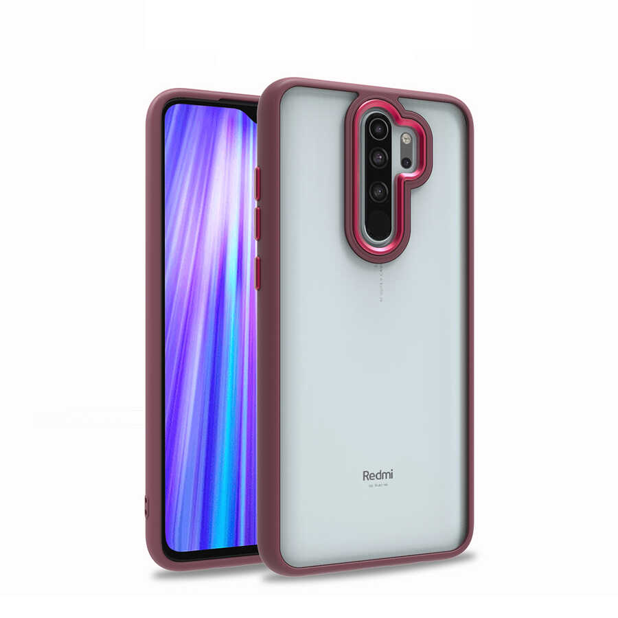 Xiaomi%20Uyumlu%20%20Redmi%20Note%208%20Pro%20Kılıf%20Zore%20Flora%20Kapak-Kırmızı