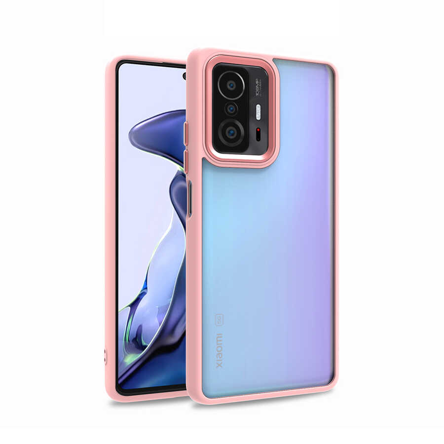 Xiaomi%20Uyumlu%20%20Mi%2011T%20Pro%205G%20Kılıf%20Zore%20Flora%20Kapak-Rose%20gold