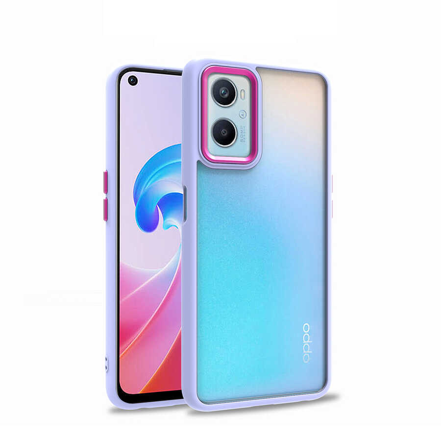 Oppo%20A96%204G%20Kılıf%20Zore%20Flora%20Kapak-Lila