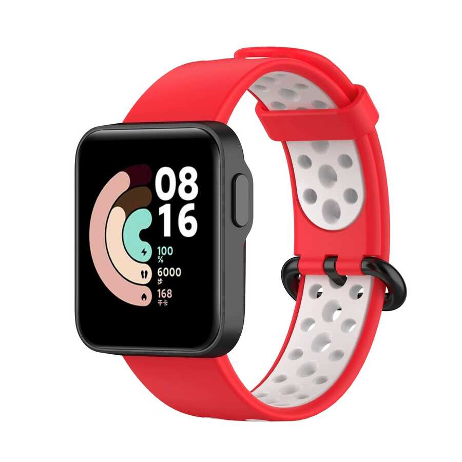 Xiaomi%20Uyumlu%20%20Redmi%20Watch%202%20Lite%20KRD-02%20Silikon%20Kordon-Kırmızı-beyaz