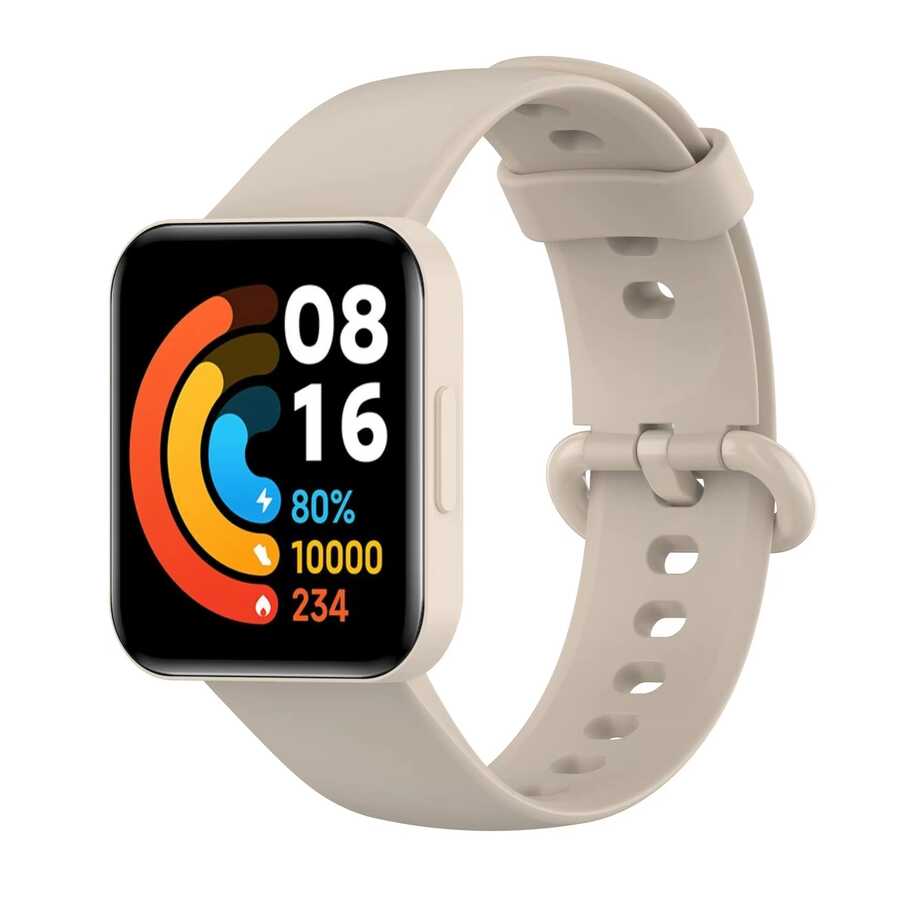 Xiaomi%20Uyumlu%20%20Redmi%20Watch%202%20Lite%20Zore%20Klasik%20Kordon-Krem