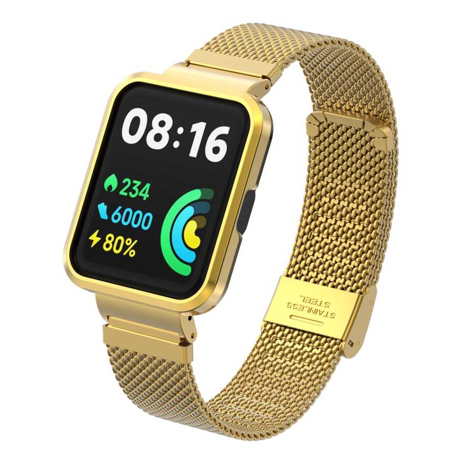 Xiaomi%20Uyumlu%20%20Redmi%20Watch%202%20Lite%20Zore%20KRD-66%20Metal%20Kordon