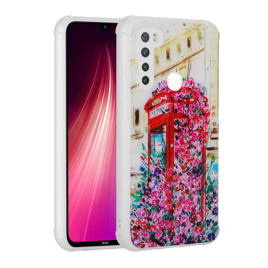 Xiaomi%20Uyumlu%20%20Redmi%20Note%208%20Kılıf%20Simli%20Desenli%20Kamera%20Korumalı%20Parlak%20Zore%20Popy%20Kapak