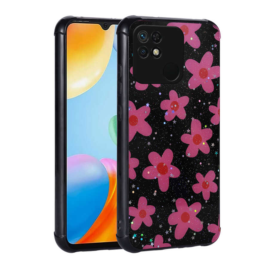 Xiaomi%20Uyumlu%20%20Redmi%2010C%20Kılıf%20Simli%20Desenli%20Kamera%20Korumalı%20Parlak%20Zore%20Popy%20Kapak-Çiçek