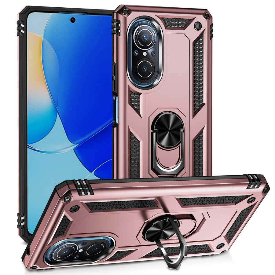 Huawei%20Uyumlu%20Nova%209%20SE%20Kılıf%20Zore%20Vega%20Kapak-Rose%20gold