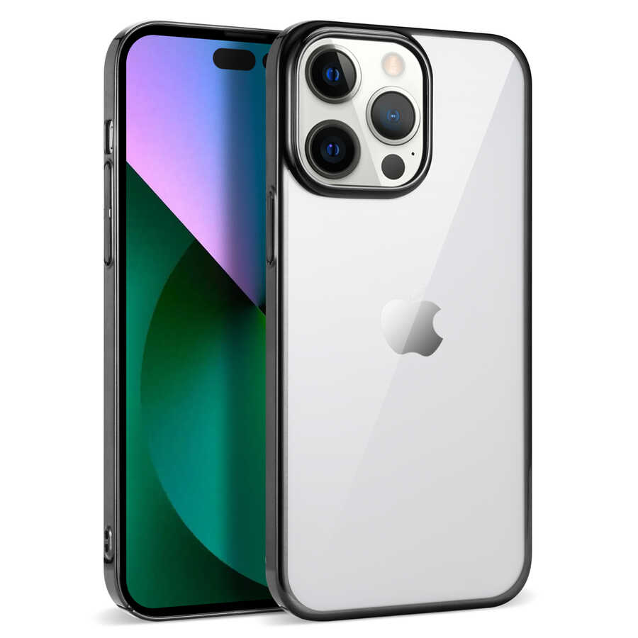 iPhone%20Uyumlu%2014%20Pro%20Kılıf%20Zore%20Pixel%20Kapak-Siyah