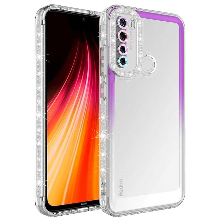 Xiaomi%20Uyumlu%20%20Redmi%20Note%208%20Kılıf%20Simli%20ve%20Renk%20Geçiş%20Tasarımlı%20Lens%20Korumalı%20Zore%20Park%20Kapak