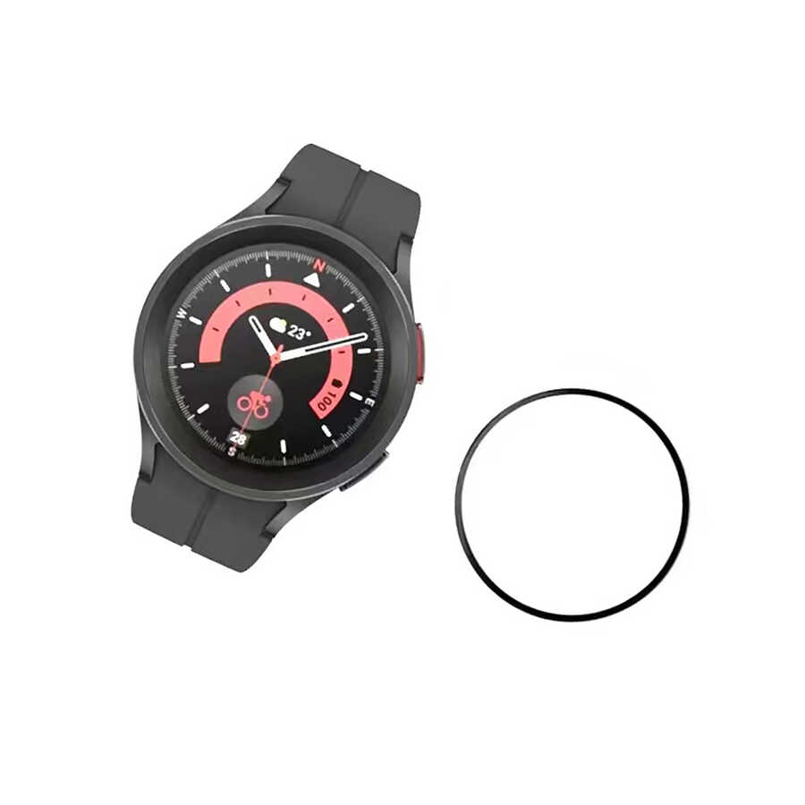 Galaxy%20Uyumlu%20Watch%205%20Pro%2045mm%20Zore%20PMMA%20Pet%20Saat%20Ekran%20Koruyucu