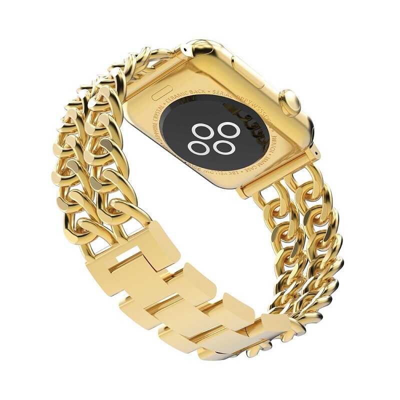 ​​​%20%20Watch%20Ultra%2049mm%20Kordon%20Cowboy%20Metal%20Strap%20Kayış-Gold