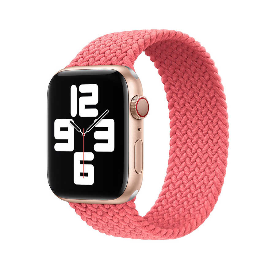 Apple%20Watch%20Ultra%2049mm%20Kordon%20Wiwu%20Braided%20Solo%20Loop%20Large%20Strap%20Kayış-Pembe