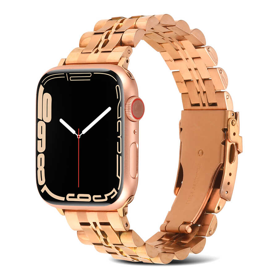 ​​​%20%20Watch%20Ultra%2049mm%20Kordon%20KRD-54%20Metal%20Strap%20Kayış-Rose%20gold