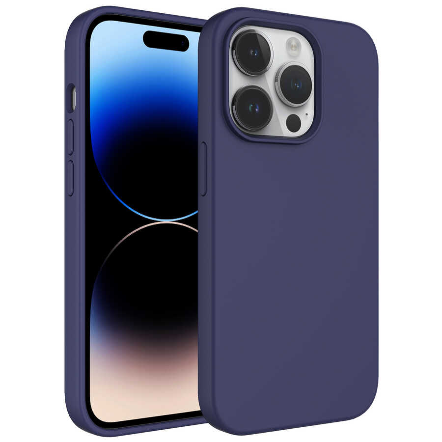 iPhone%20Uyumlu%2014%20Pro%20Max%20Kılıf%20Sıvı%20Teknolojili%20Silinebilir%20Sert%20Zore%20Kivi%20Kapak-Lacivert