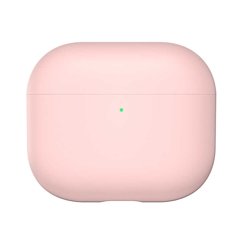 Airpods%20Uyumlu%203%20Kılıf%20Benks%20Liquid%20Silikon%20PC%20Kapak-Pembe