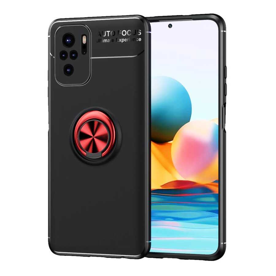 Xiaomi%20Uyumlu%20%20Poco%20M5S%20Kılıf%20Zore%20Ravel%20Silikon%20Kapak-Siyah-kırmızı