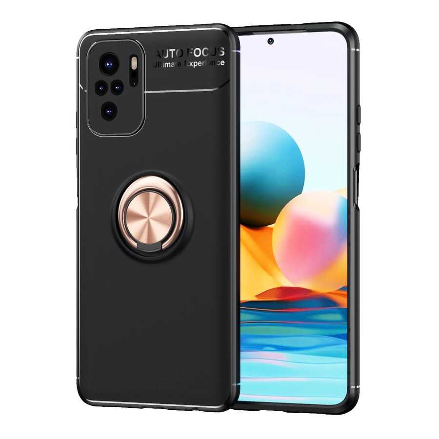 Xiaomi%20Uyumlu%20%20Poco%20M5S%20Kılıf%20Zore%20Ravel%20Silikon%20Kapak-Siyah-rose%20gold