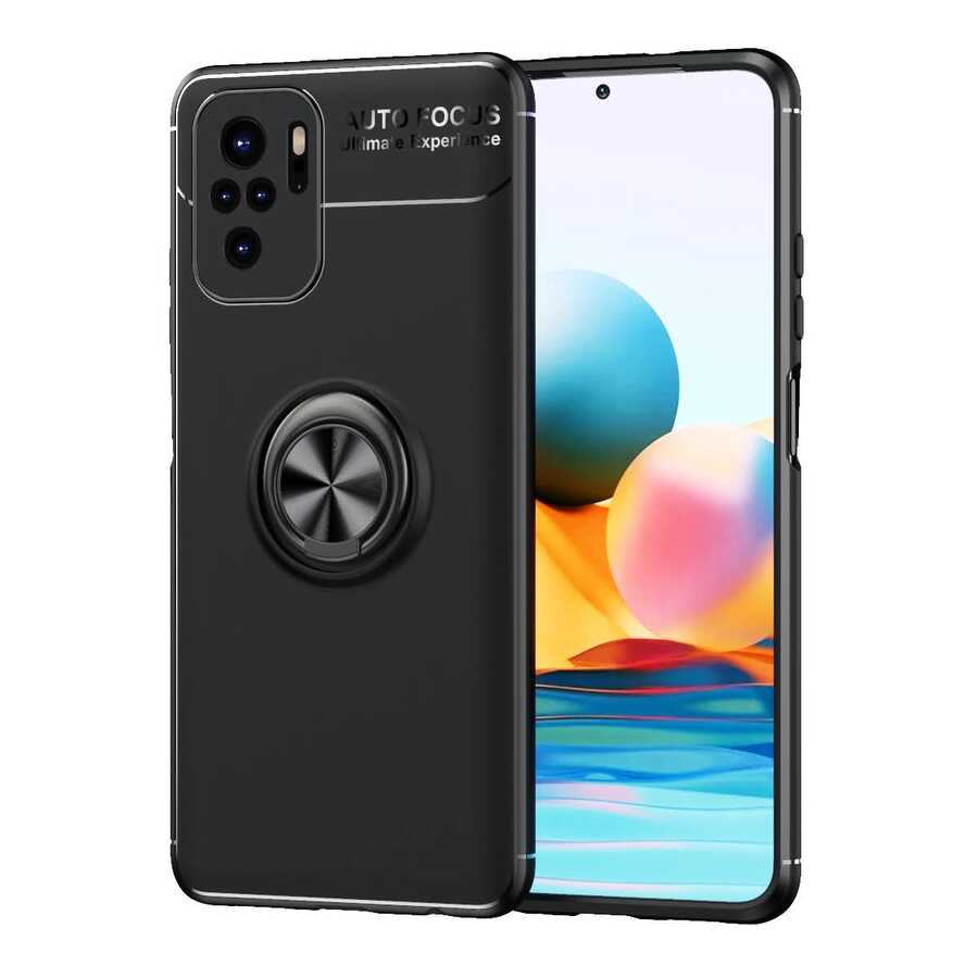 Xiaomi%20Uyumlu%20%20Poco%20M5S%20Kılıf%20Zore%20Ravel%20Silikon%20Kapak-Siyah