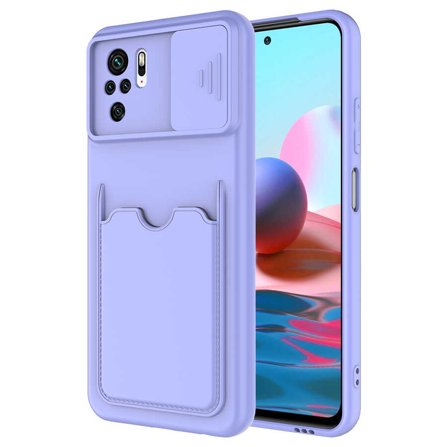 Xiaomi%20Uyumlu%20%20Poco%20M5S%20Kılıf%20​Zore%20Kartix%20Kapak-Lila