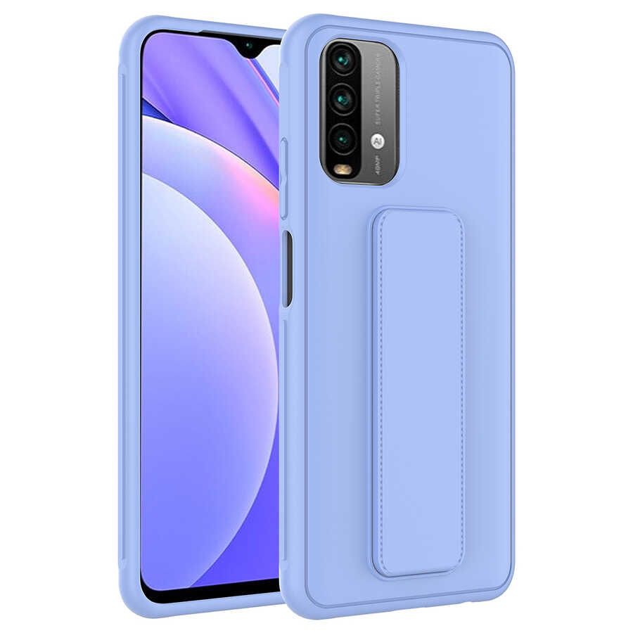 Xiaomi%20Uyumlu%20%20Poco%20M5S%20Kılıf%20Zore%20Qstand%20Kapak-Lila