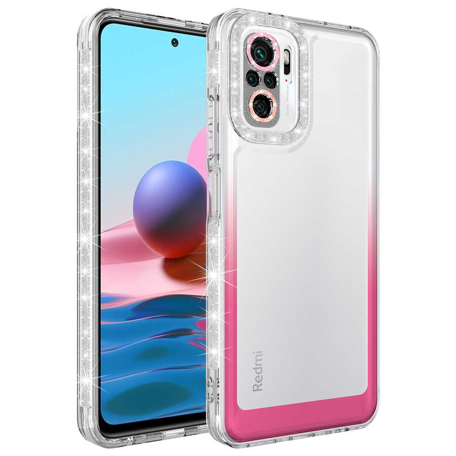 Xiaomi%20Uyumlu%20%20Poco%20M5S%20Kılıf%20Simli%20ve%20Renk%20Geçiş%20Tasarımlı%20Lens%20Korumalı%20Zore%20Park%20Kapak-Beyaz-pembe