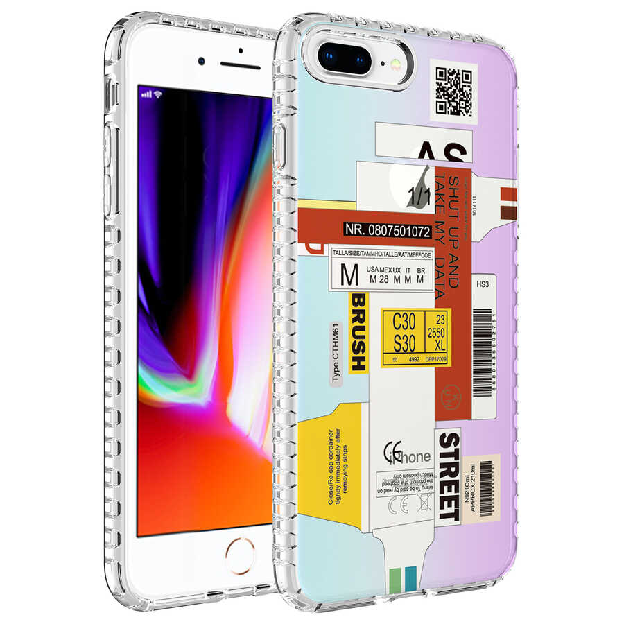 iPhone%20Uyumlu%207%20Plus%20Kılıf%20Airbag%20Kenarlı%20Renkli%20Desenli%20Silikon%20Zore%20Elegans%20Kapak-No2