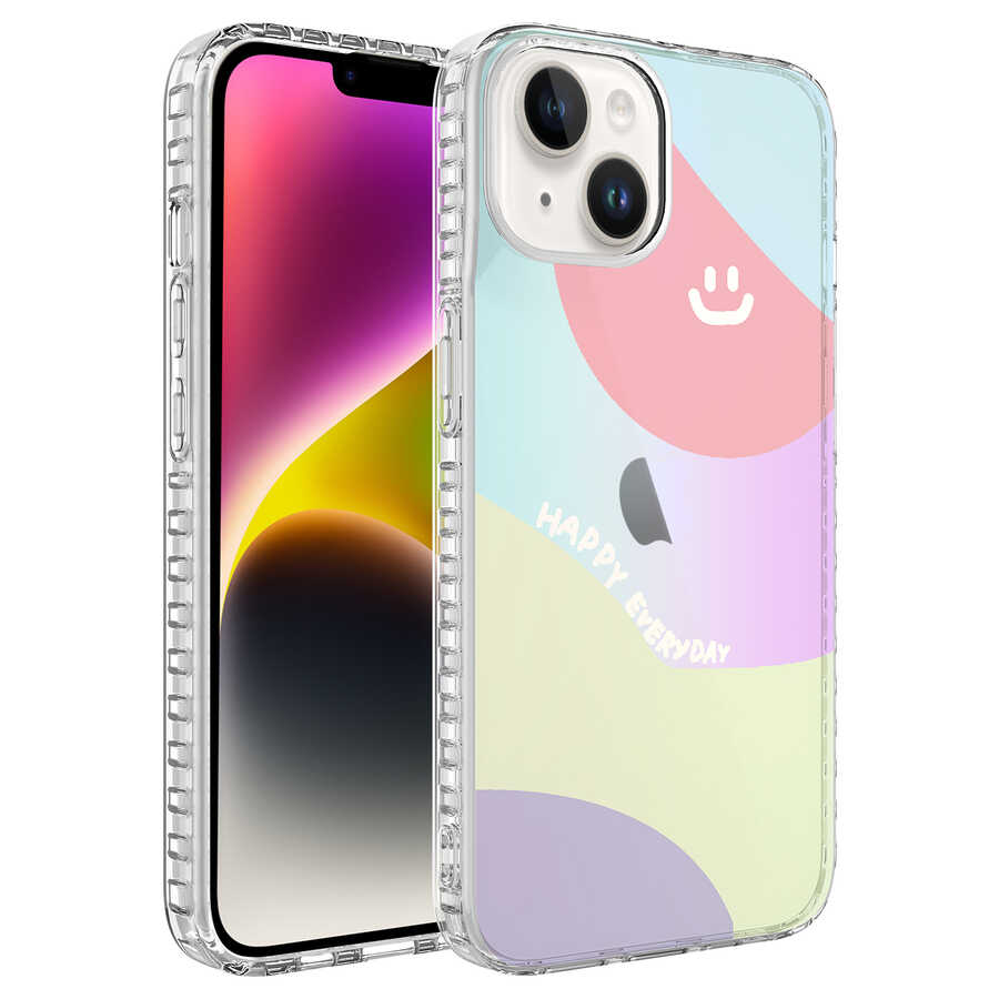 iPhone%20Uyumlu%2014%20Plus%20Kılıf%20Airbag%20Kenarlı%20Renkli%20Desenli%20Silikon%20Zore%20Elegans%20Kapak-No7