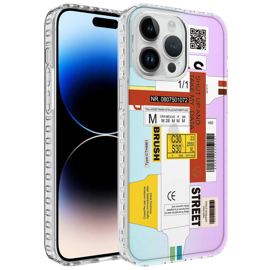 iPhone%20Uyumlu%2014%20Pro%20Kılıf%20Airbag%20Kenarlı%20Renkli%20Desenli%20Silikon%20Zore%20Elegans%20Kapak-No2