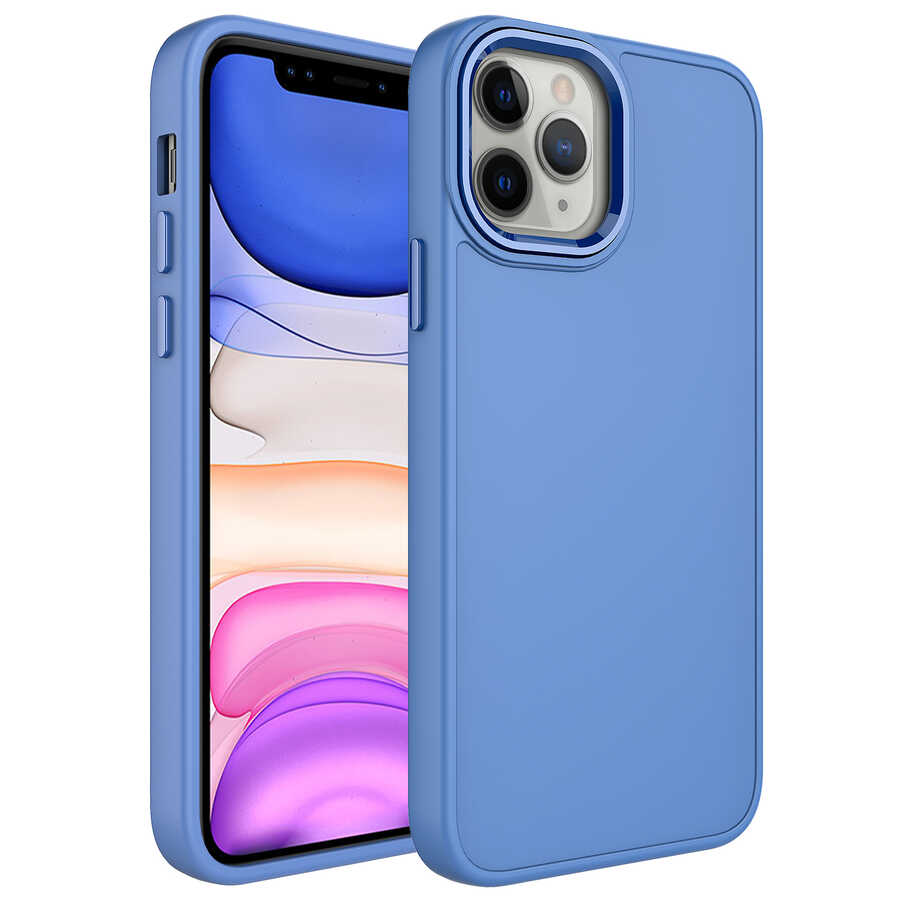 iPhone%20Uyumlu%2012%20Pro%20Kılıf%20Metal%20Çerçeve%20ve%20Buton%20Tasarımlı%20Silikon%20Zore%20Luna%20Kapak-Lavendery%20gray