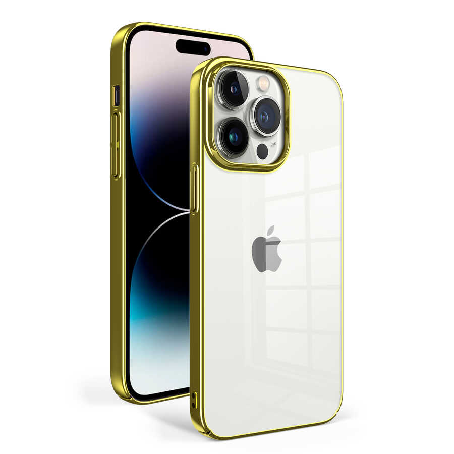 iPhone%20Uyumlu%2014%20Pro%20Kılıf%20Zore%20Sun%20Kapak-Gold