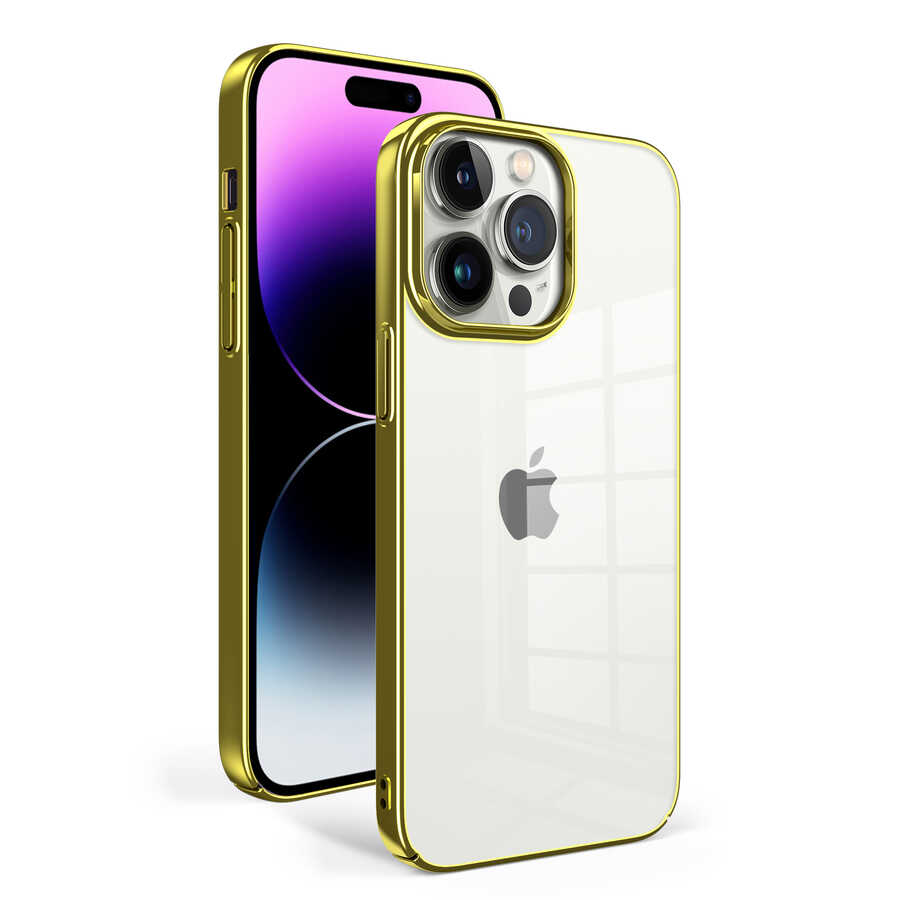 iPhone%20Uyumlu%2014%20Pro%20Max%20Kılıf%20Zore%20Sun%20Kapak-Gold