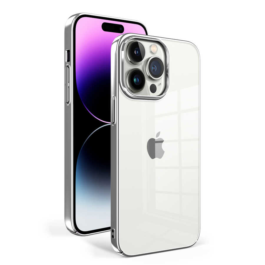 iPhone%20Uyumlu%2014%20Pro%20Max%20Kılıf%20Zore%20Sun%20Kapak-Gümüş