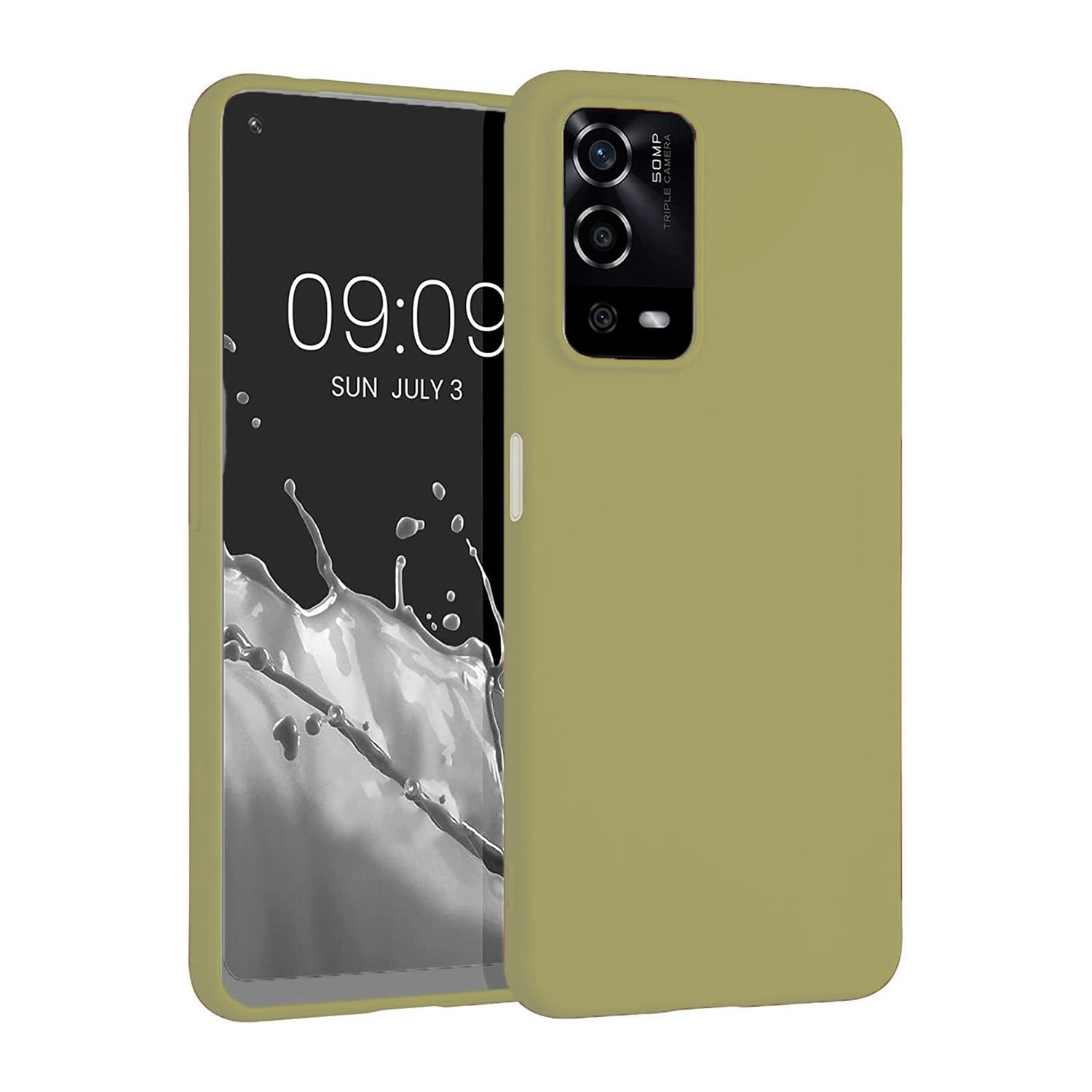 Oppo%20A55%204G%20Kılıf%20Zore%20Premier%20Silikon%20Kapak-Gold