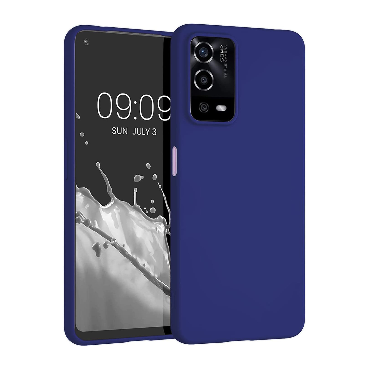 Oppo%20A55%204G%20Kılıf%20Zore%20Premier%20Silikon%20Kapak-Lacivert