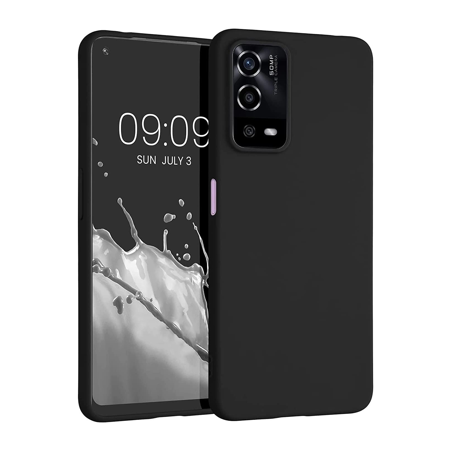 Oppo%20A55%204G%20Kılıf%20Zore%20Premier%20Silikon%20Kapak-Siyah