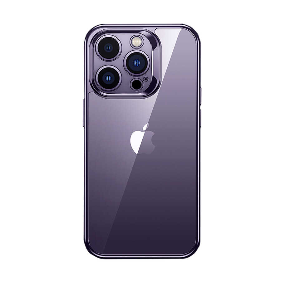 iPhone%20Uyumlu%2014%20Pro%20Kılıf%20Benks%20Electroplating%20TPU%20Kapak%20Ekran%20Koruyucu%20Hediyeli