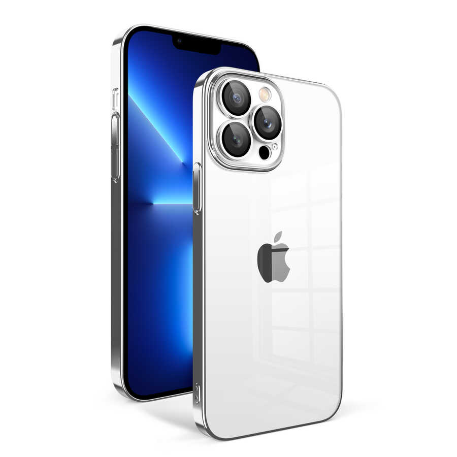 iPhone%20Uyumlu%2012%20Pro%20Kılıf%20Kamera%20Korumalı%20Renkli%20Çerçeveli%20Zore%20Garaj%20Kapak-Gümüş