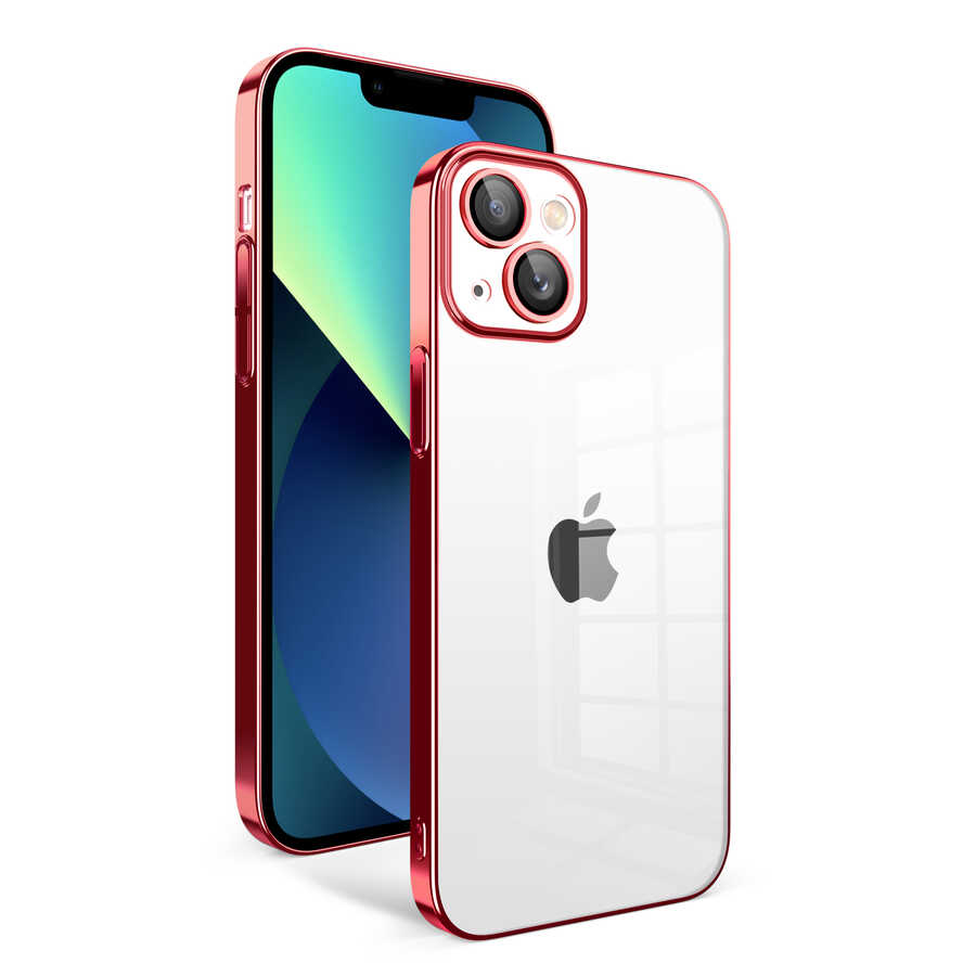 iPhone%20Uyumlu%2013%20Kılıf%20Kamera%20Korumalı%20Renkli%20Çerçeveli%20Zore%20Garaj%20Kapak-Kırmızı