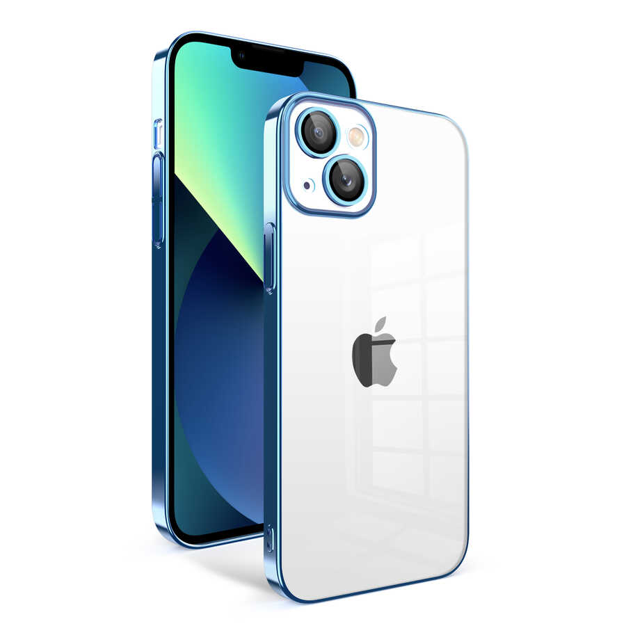 iPhone%20Uyumlu%2013%20Kılıf%20Kamera%20Korumalı%20Renkli%20Çerçeveli%20Zore%20Garaj%20Kapak-Mavi%20açık