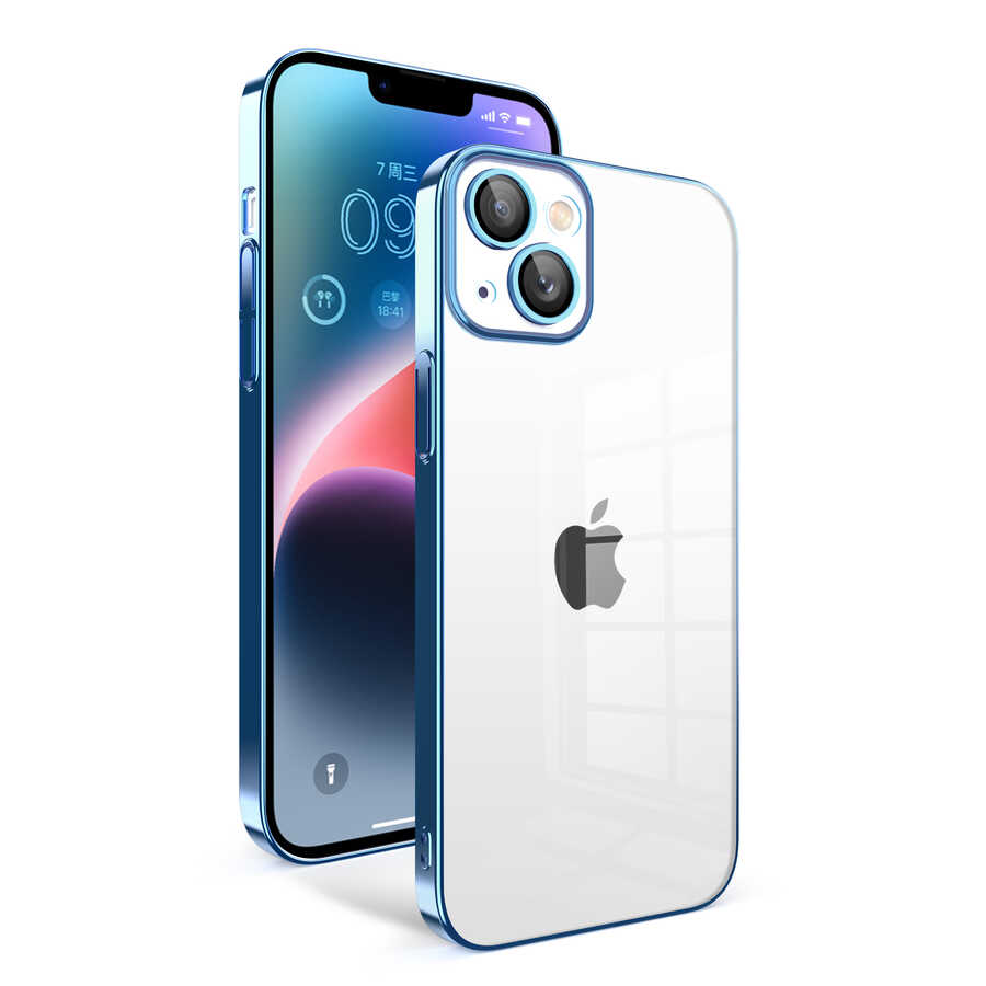 iPhone%20Uyumlu%2014%20Plus%20Kılıf%20Kamera%20Korumalı%20Renkli%20Çerçeveli%20Zore%20Garaj%20Kapak-Mavi%20açık