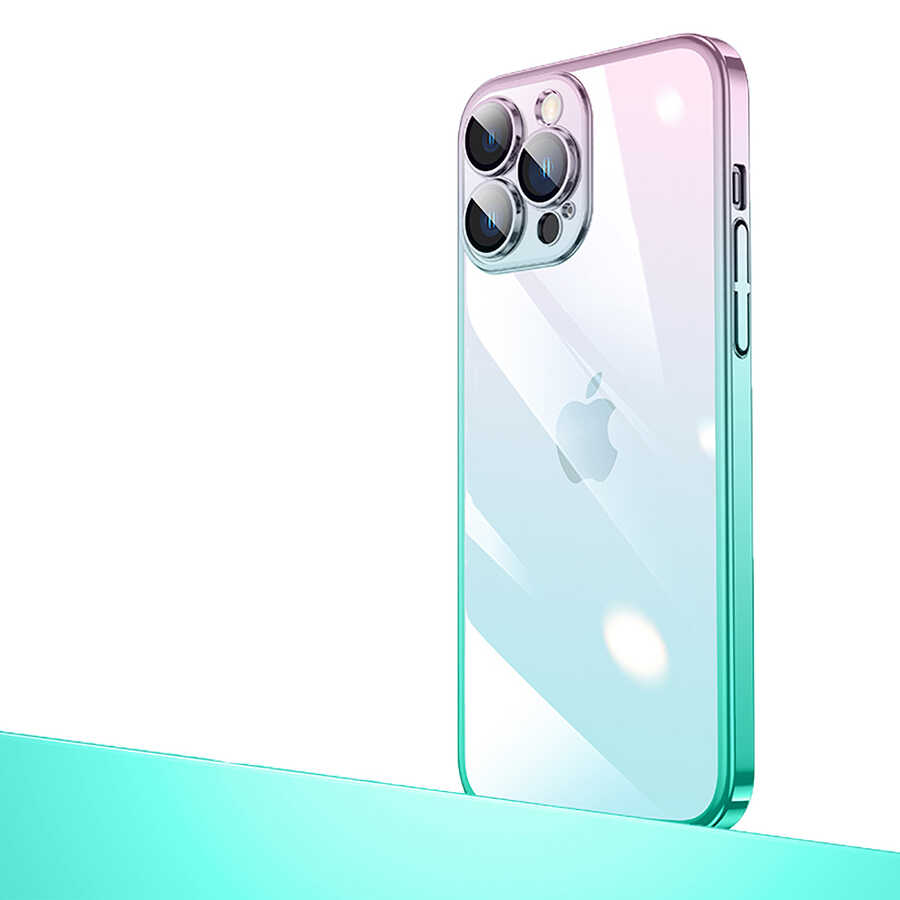 iPhone%20Uyumlu%2014%20Pro%20Kılıf%20Parlak%20Renk%20Geçişli%20Kamera%20Korumalı%20Zore%20Senkron%20Kapak-Pembe-mavi