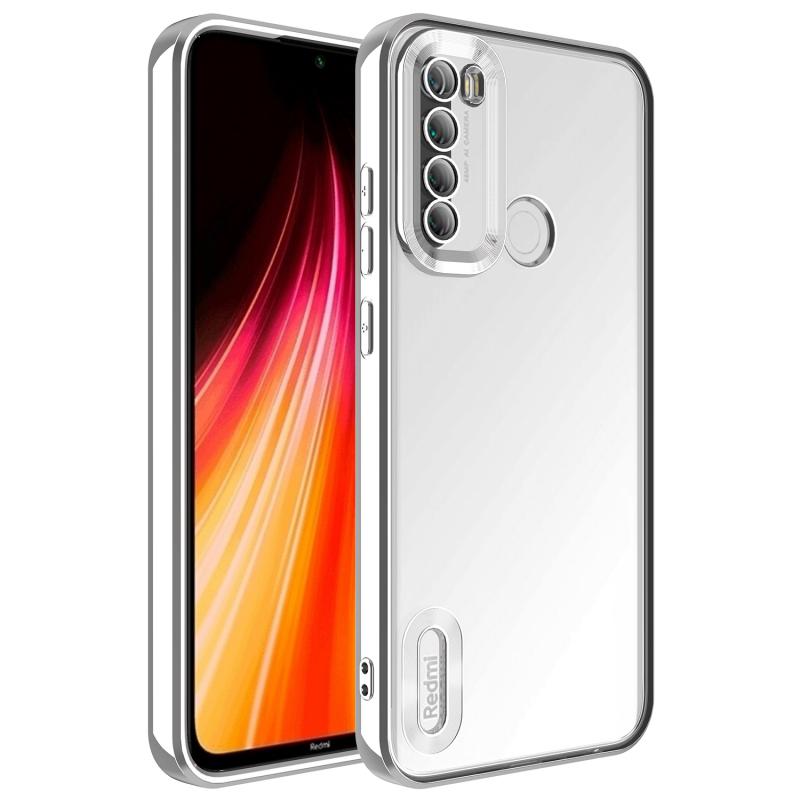 Xiaomi%20Uyumlu%20%20Redmi%20Note%208%20Kılıf%20Kamera%20Korumalı%20Logo%20Gösteren%20Zore%20Omega%20Kapak-Gümüş