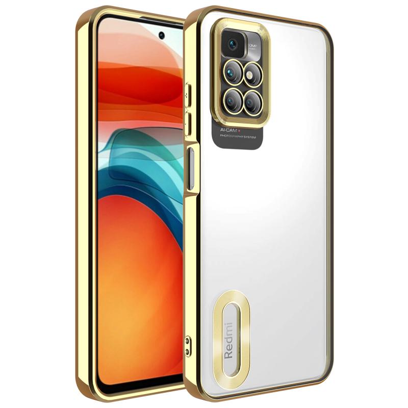 Xiaomi%20Uyumlu%20%20Redmi%2010%20Kılıf%20Kamera%20Korumalı%20Logo%20Gösteren%20Zore%20Omega%20Kapak-Gold