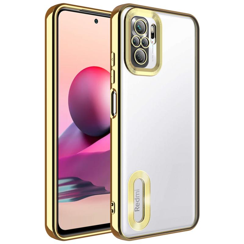 Xiaomi%20Uyumlu%20%20Redmi%20Note%2010%20Kılıf%20Kamera%20Korumalı%20Logo%20Gösteren%20Zore%20Omega%20Kapak-Gold