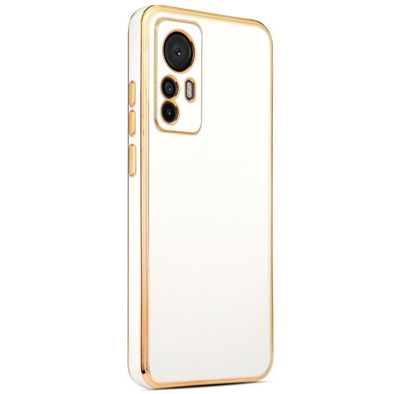 Xiaomi%20Uyumlu%20%20Mi%2012T%20Pro%20Kılıf%20Zore%20Bark%20Kapak-Beyaz